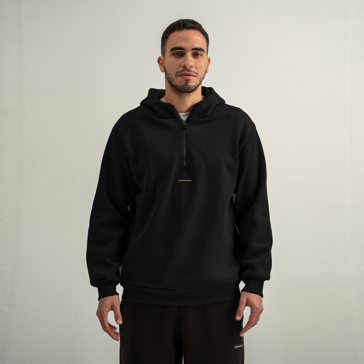 RC Black Half-Zip Hoodie