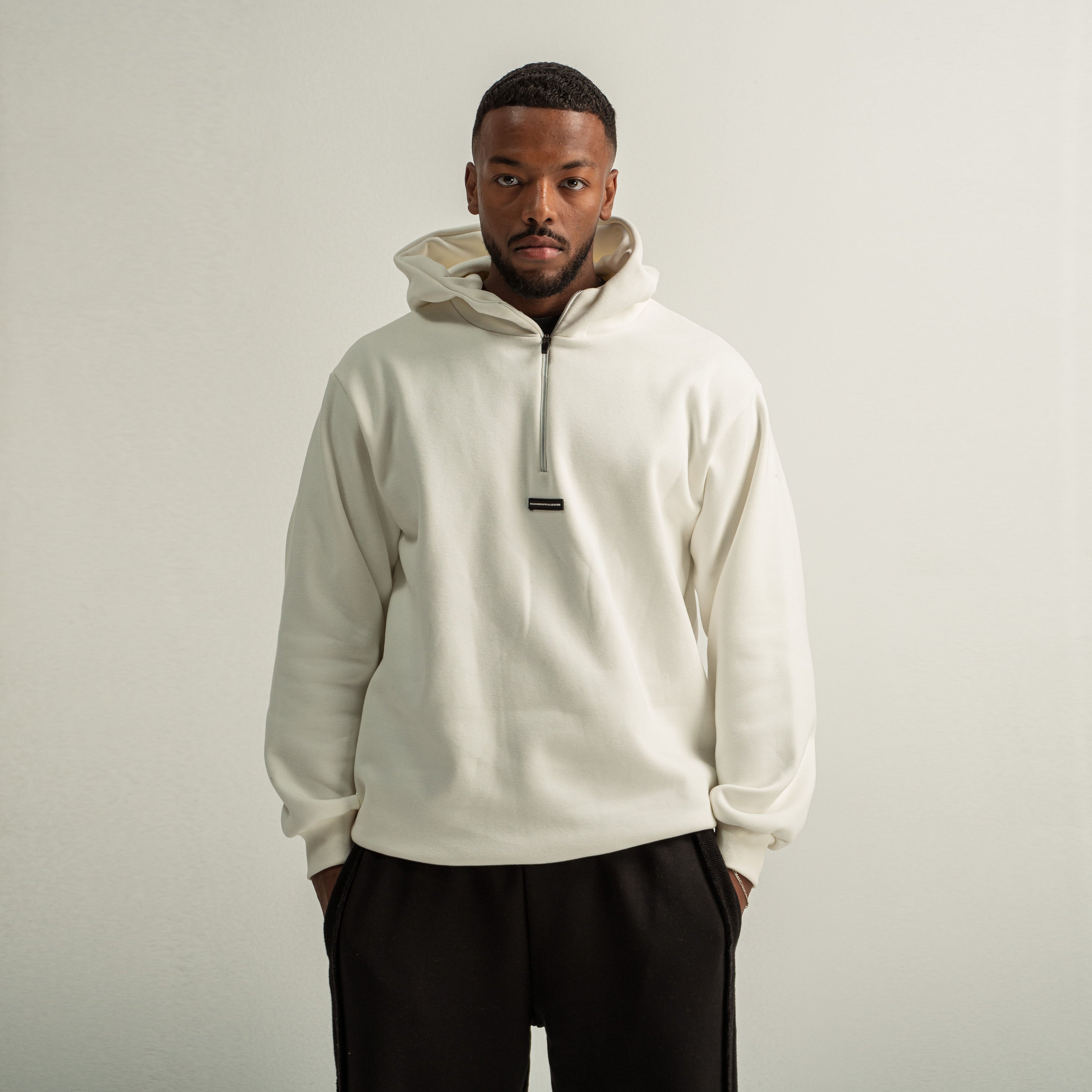 Half white cheap hoodie