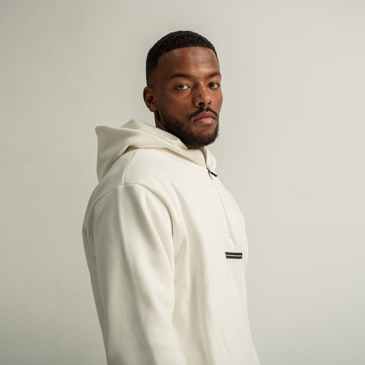 RC Cream Half-Zip Hoodie