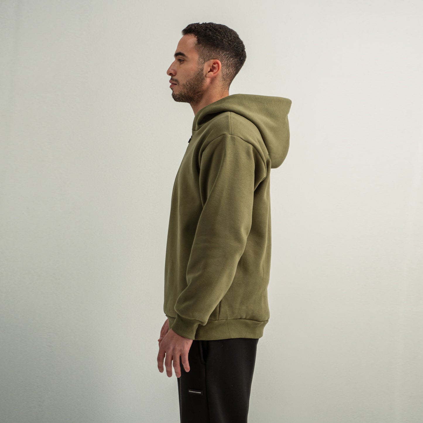 RC Olive Half-Zip Hoodie