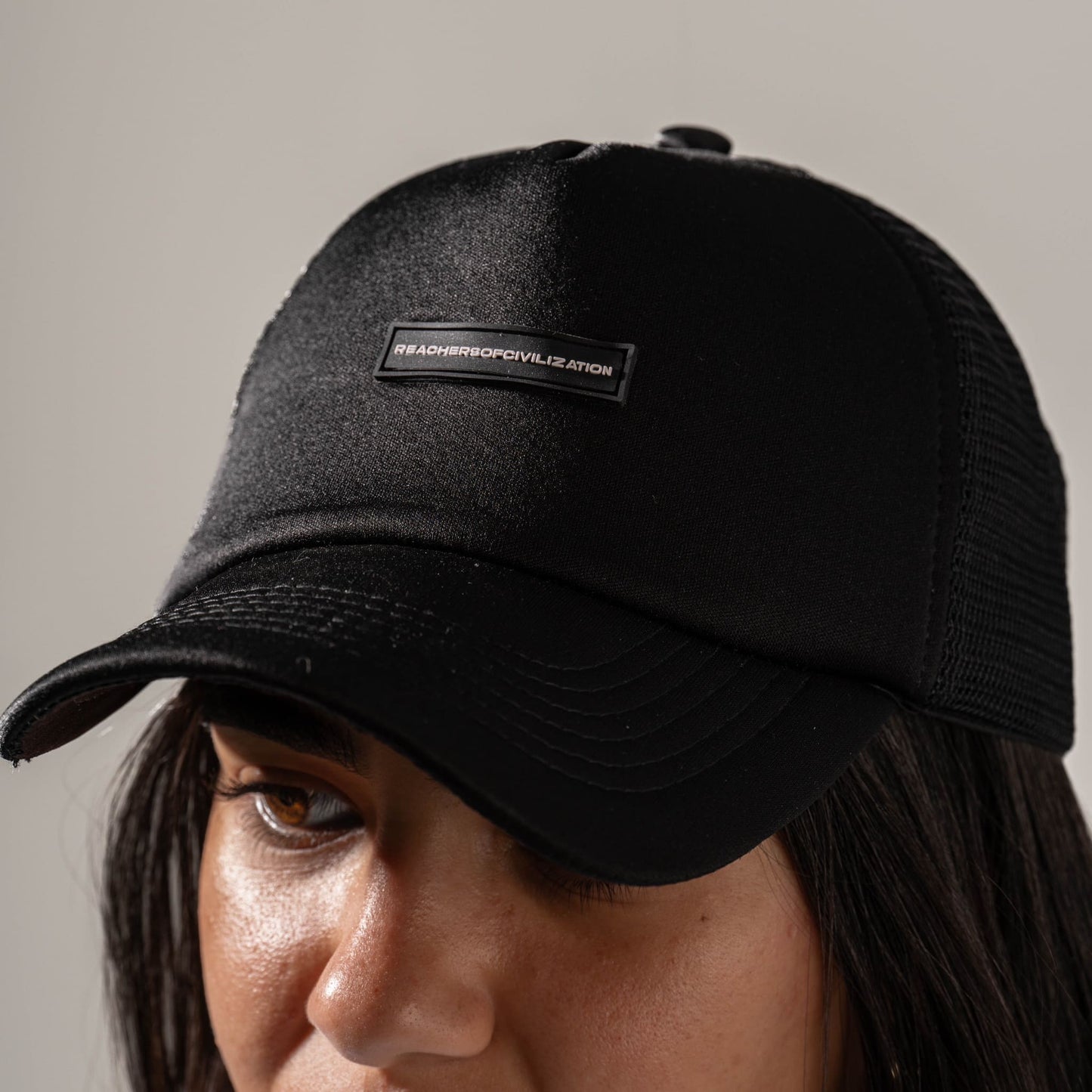 RC Black Trucker Hat